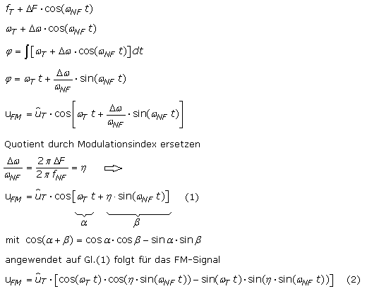 Herleitung der FM-Gleichung 1